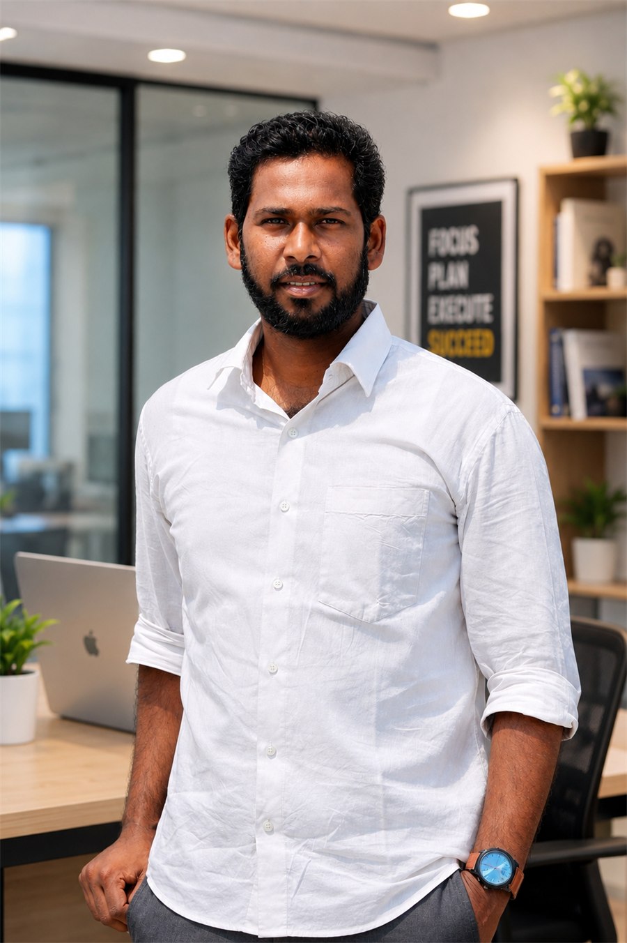 Portrait of M. Riyaz Ahamed, UI/UX and Product Designer